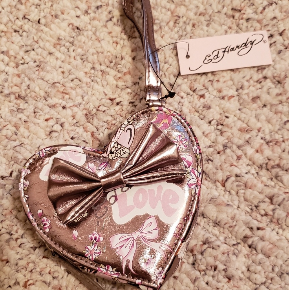 Ed Hardy Change Purse NWT